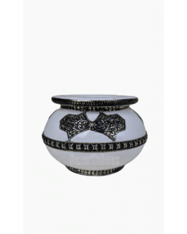 Cendrier en poterie polychrome, Cendrier , Poterie Marocaine , fait main