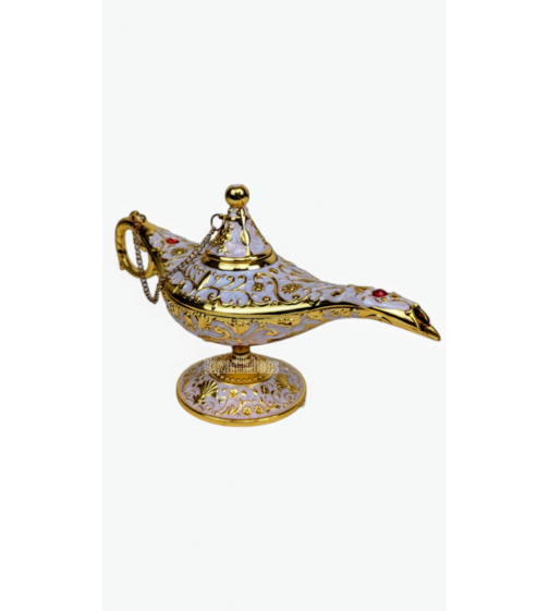 Lampe d'Aladin marocaine en métal, fabrication artisanale
