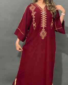 Caftan Marocain Longue robe fait main